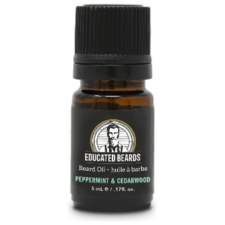Educated Beards Peppermint & Cedarwood Beard Oil 5ml