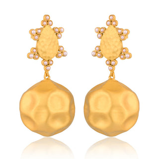 Playa del Sol Drop Earrings - Pearl