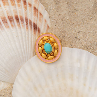 Portofino Turquoise Statement Ring