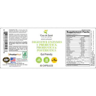 FODMAP Digestive Enzymes + Prebiotics + Probiotics + Postbiotics Gut Friendly Low FODMAP MD PhD Formulated