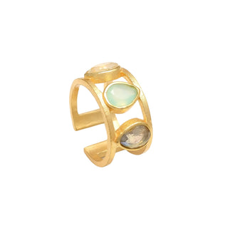 Gilded Seafoam Ring