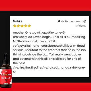 Hair Growth Oil 2oz Premium Quality