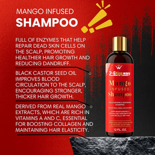 Infused Mango Shampoo 12 FL OZ Premium Quality