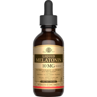 Solgar Liquid Melatonin 10 mg Natural Black Cherry Flavor - 2 fl oz.