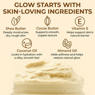 Soft Almond Whipped Shea Soufflé