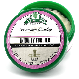 Stirling Soap Co. Iniquity for Her Shaving Collection
