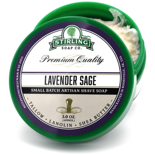 Stirling Soap Co. Lavender Sage Shaving Collection