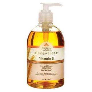 Clearly Natural Essentials Vitamin E Glycerin Hand Liquid Soap 12 oz