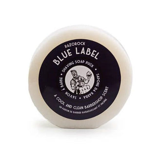 RazoRock Blue Label Shaving Soap Puck 100g