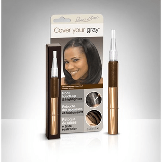 Irene Gari Cover Your Gray Root Touch Up Highlighter  Midnight Brown 0.07 Oz