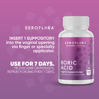 Boric Acid Vaginal Suppositories for Yeast Infection (30ct)