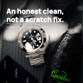 SparkBrush™ by Sparklean® — Soft-bristle cleaner for luxury watches & fine jewelry