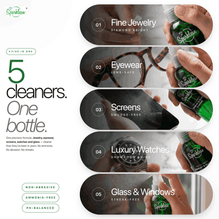 Sparklean® Original Cleaning Spray — Safe for jewelry, coatings & anti-fog