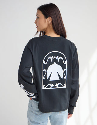 Spirit Is Moving LS Heavyweight Tee