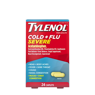 Tylenol Cold & Flu Severe Caplets 24 Count