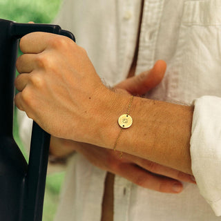 Elegant Zodiac Sign Coin Bracelet