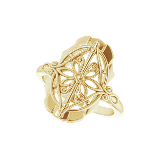 Rosette Héritage Ring