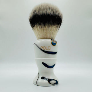 Simpson LE Polo 12 Sovereign Synthetic Fibre Sapphire Candy Shaving Brush
