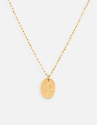 Wildflower Oval Link Necklace