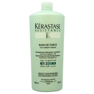 Kerastase Resistance Bain De Force Reinforcing And Resurfacing 
Shampoo 1000ml