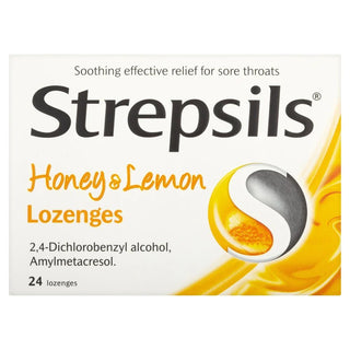 Strepsils Honey & Lemon Lozenges (16 Lozenges)