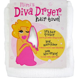Aquis Mimi's Diva Dryer Hair Turban White