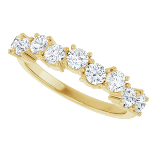 Aurielle 14K Gold Lab-Grown Diamond Anniversary Band – 9/10 CTW