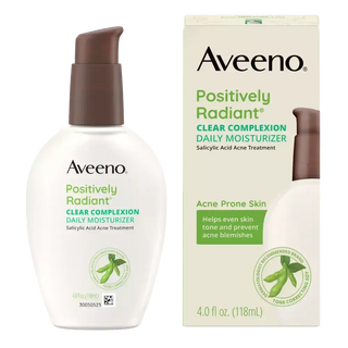 Aveeno Positively Radiant Clear Complexion Daily Acne Facial Moisturizer 4 oz