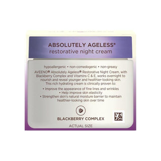 Aveeno Absolutely Ageless Restorative Night Cream, 1.7 Oz