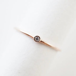 Bezel Solitaire Ring