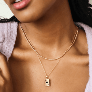BFF Playing Cards Necklace Duo