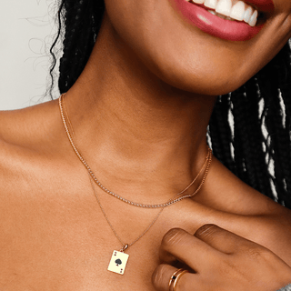 BFF Playing Cards Necklace Duo