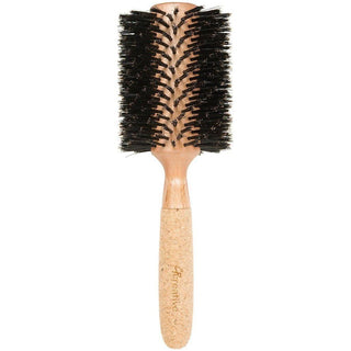 MBX Cork & Birch Wood Best Round Boar Bristle Round Brush