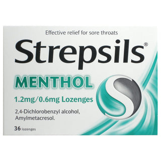 Strepsils Menthol Lozenges 36ct