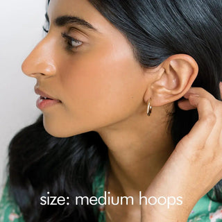 Carolina Thick Hoops (available in 3 sizes)