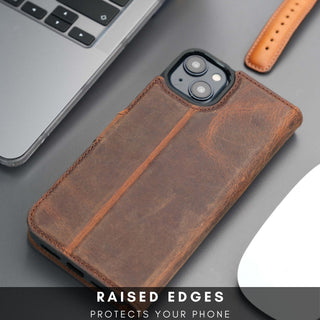 Casper iPhone 16 Wallet Case Leather MagSafe