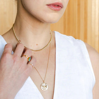 Chinese Zodiac Coin Necklace