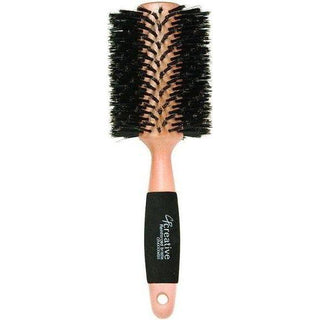 Eco-Reinforced Boar Bristle Round Hair Brush for Thick Hair-CRMBX