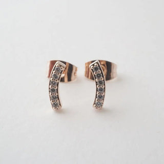 Crystal Arc Earrings