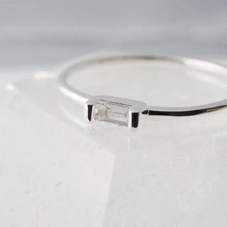 Crystal Baguette Ring
