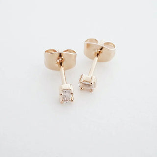 Crystal Baguette Studs