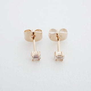 Crystal Baguette Studs