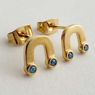 Crystal Cloud Arc Studs