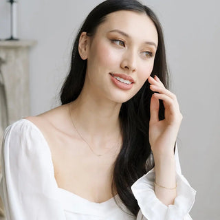 Crystal Drop Bar Earrings