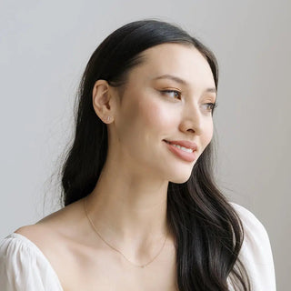 Crystal Drop Bar Earrings