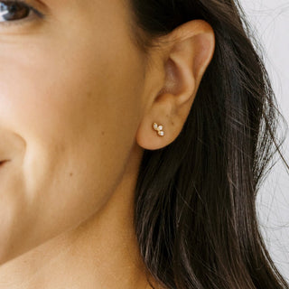 Crystal Lotus Studs
