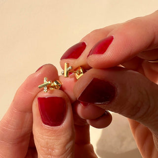 Crystal X Studs