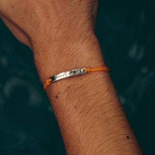 Pink Custom String Bracelet