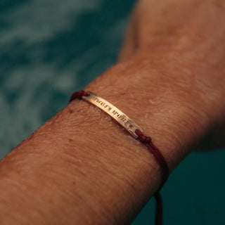 Customizable String Bracelet