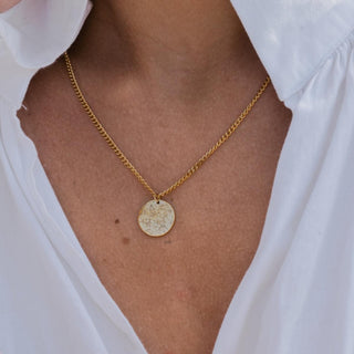 Custom Star Map Coin Charm